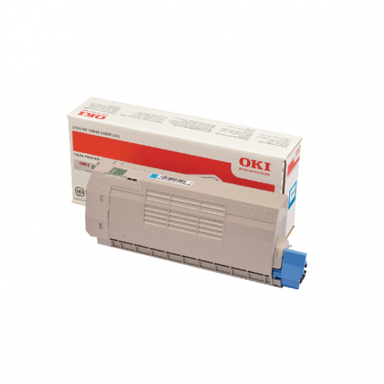 Oki C712 Cyan Original Toner Cartridge (46507615) 